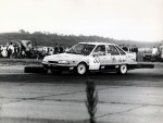 Błażej Krupa w Renault 21 Turbo. Foto: Robert Szpunar, Kraków